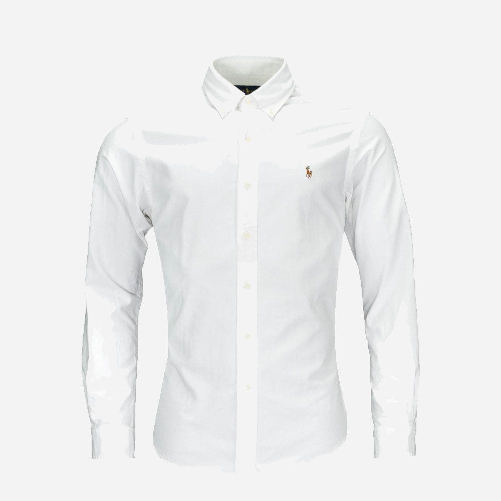 Custom Fit Oxford Shirt - White
