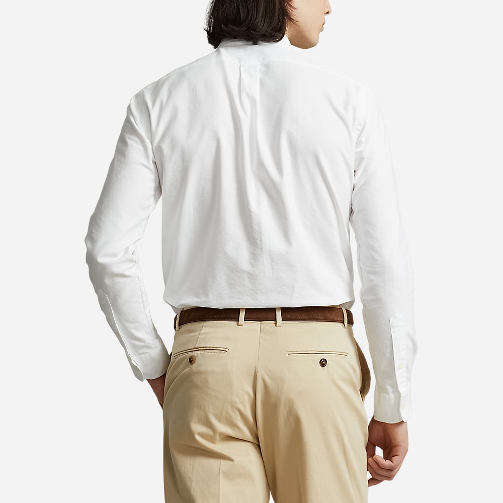 Custom Fit Oxford Shirt - White