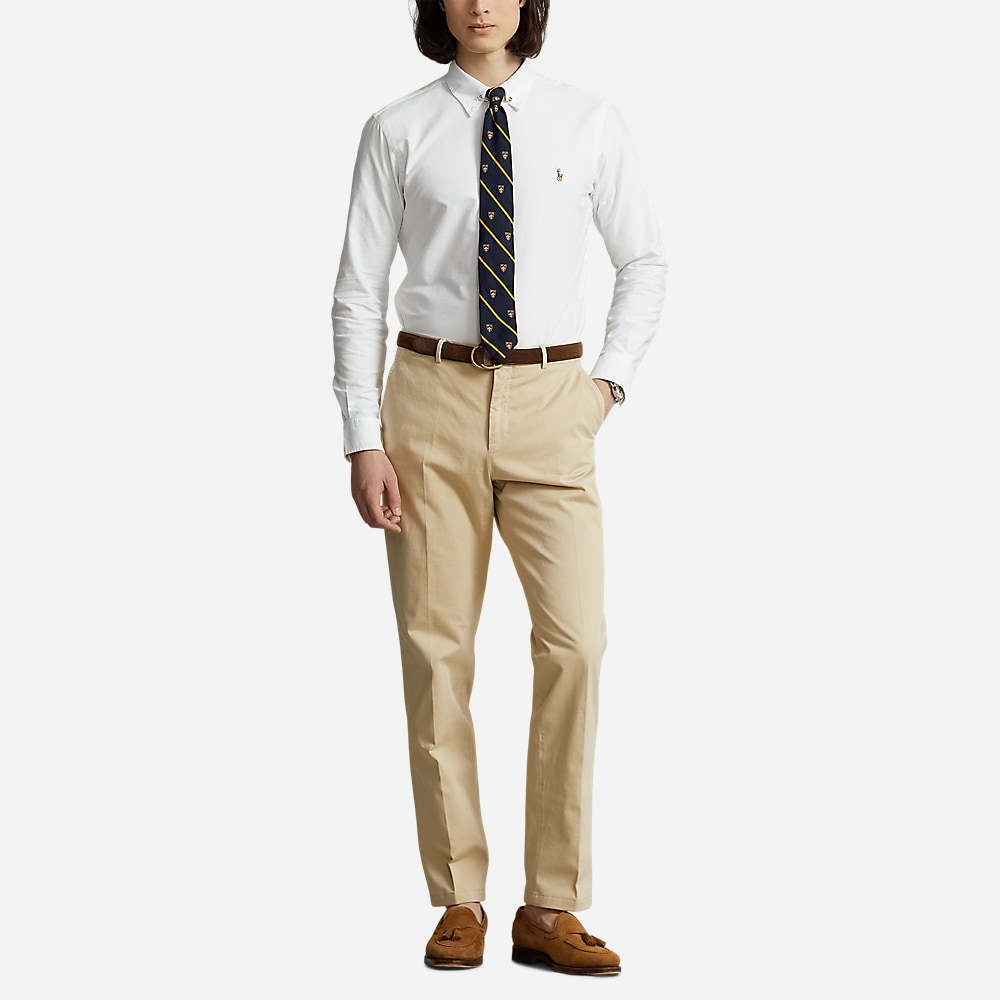 Custom Fit Oxford Shirt - White