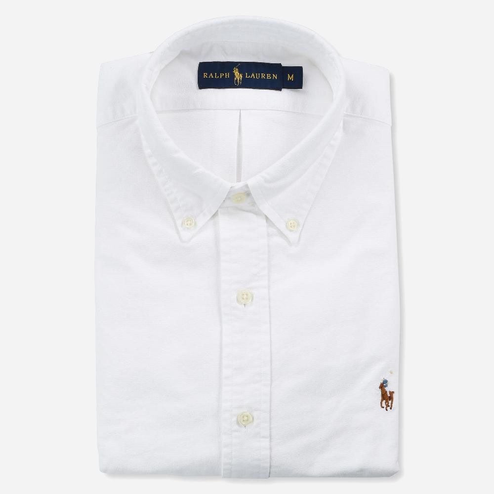 Custom Fit Oxford Shirt - White