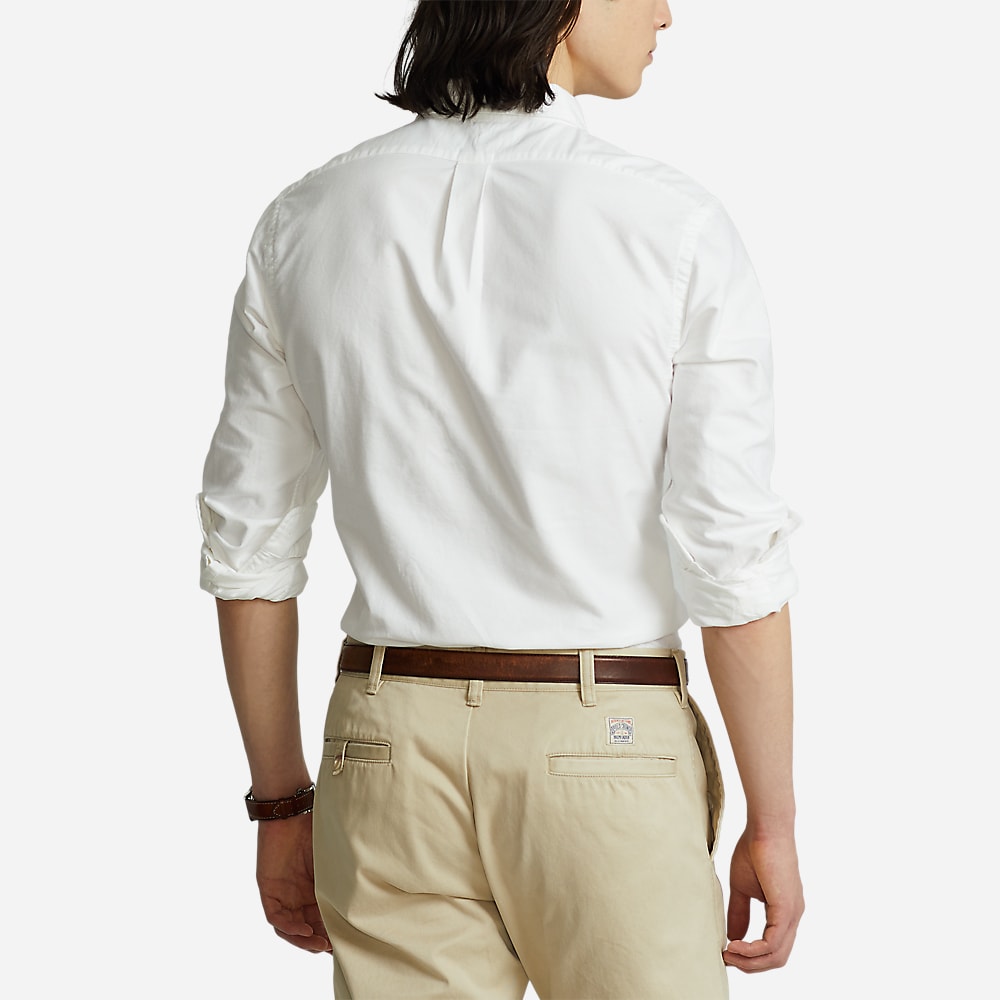 Slim Fit Oxford Shirt - White