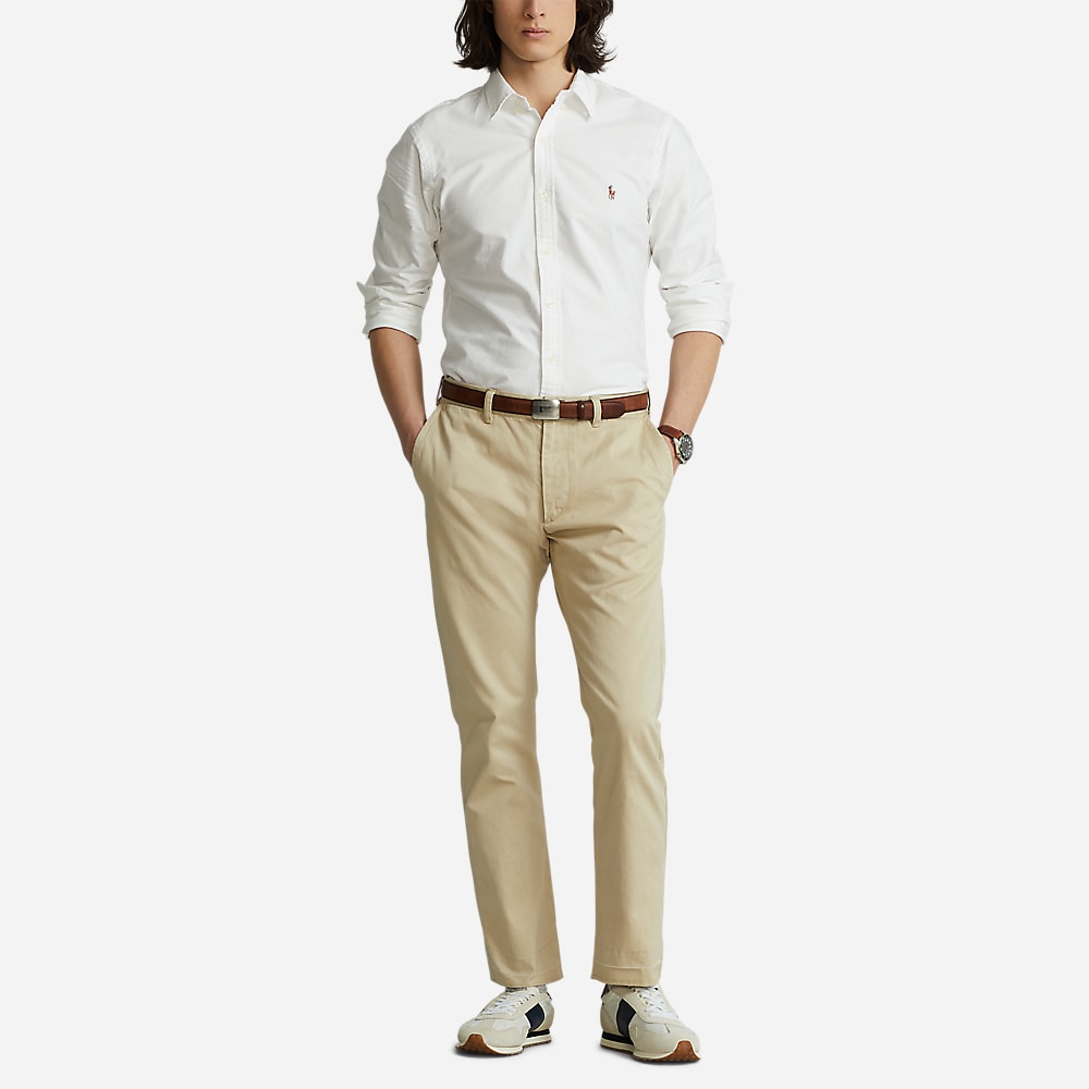 Slim Fit Oxford Shirt - White