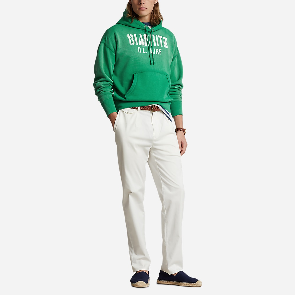 Vintage Fit Fleece Graphic Hoodie - Summer Emerald