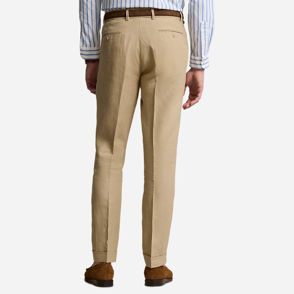Linen Suit Trouser - Coastal Beige