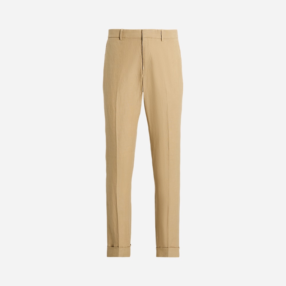 Linen Suit Trouser - Coastal Beige