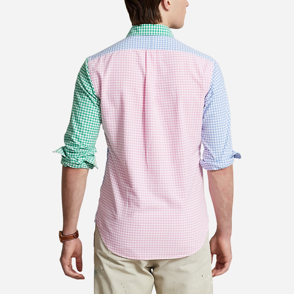 Classic Fit Gingham Oxford Fun Shirt - Gingham Funshirt