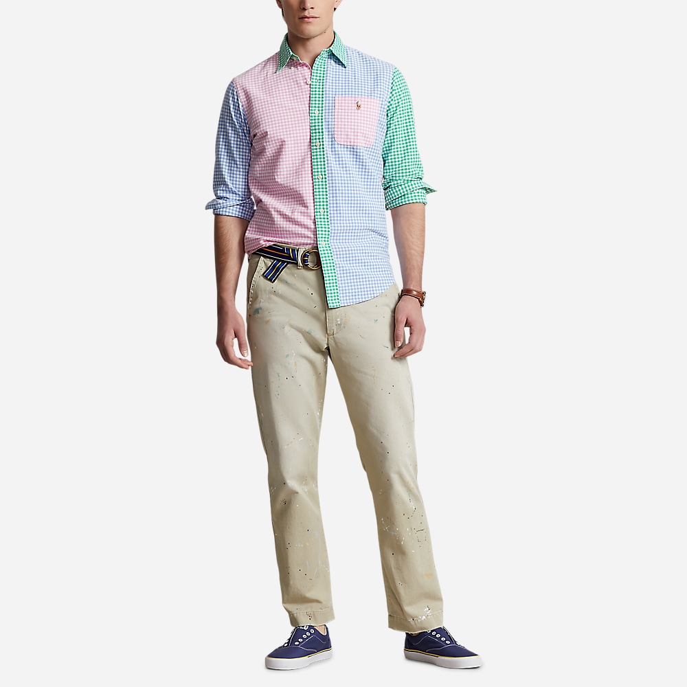 Classic Fit Gingham Oxford Fun Shirt - Gingham Funshirt