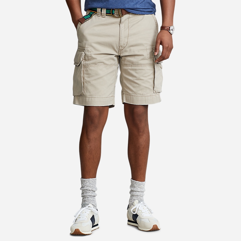 Classic Fit Twill Cargo Short - Hudson Tan