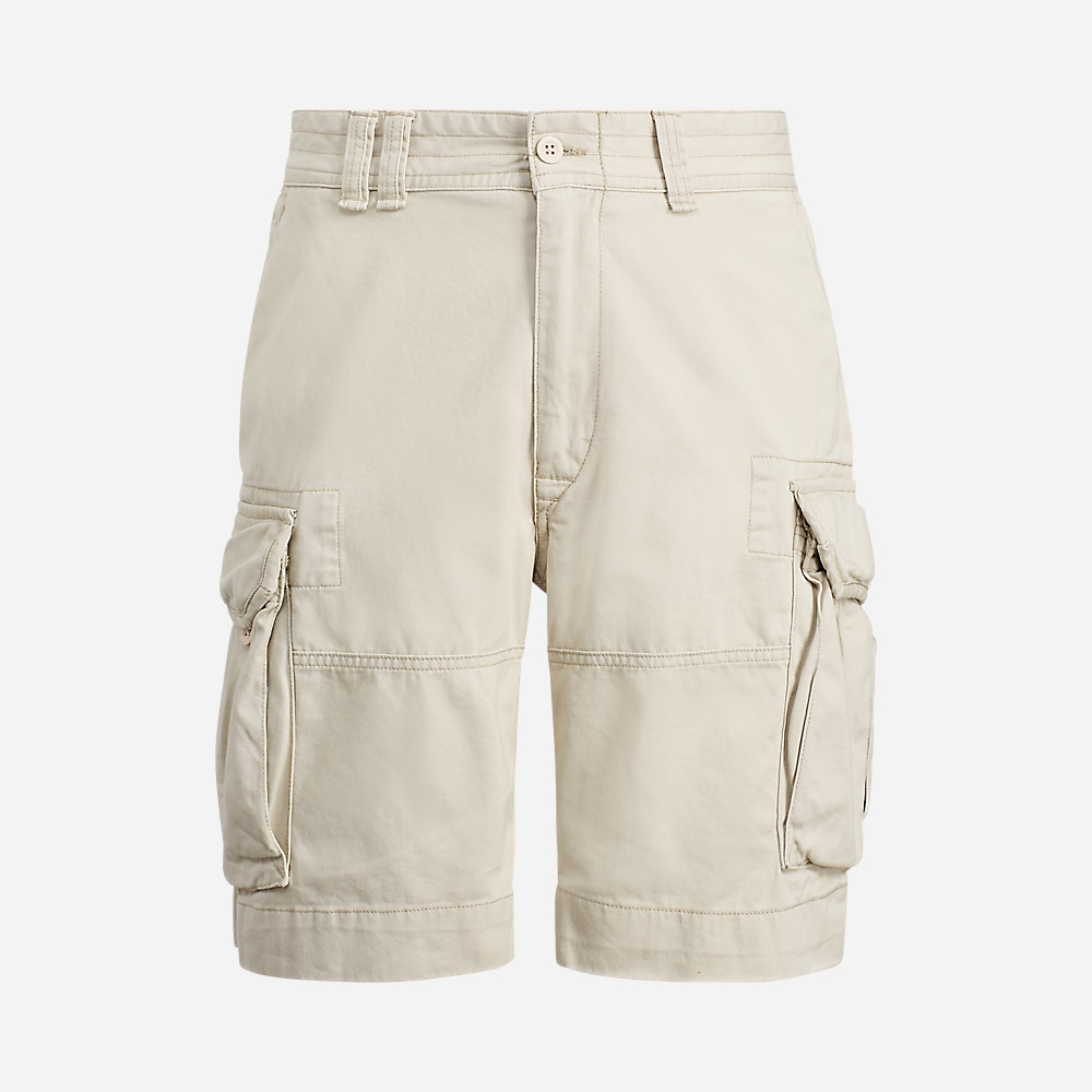 Classic Fit Twill Cargo Short - Hudson Tan