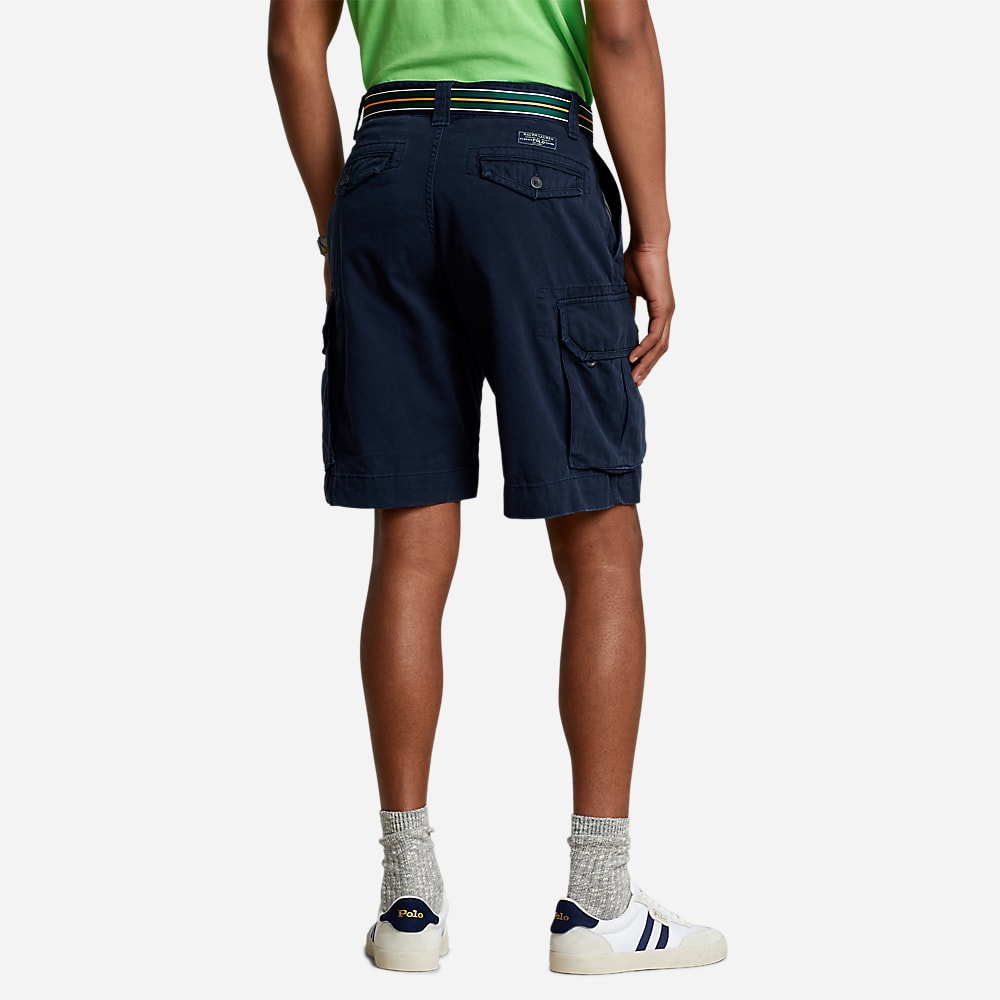 Classic Fit Twill Cargo Short - Aviator Navy