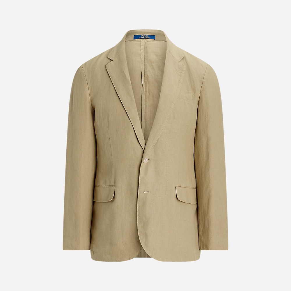 Polo Soft Modern Linen Suit Jacket - Coastal Beige