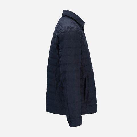 Overshirt Linen Jacket - Blue Navy