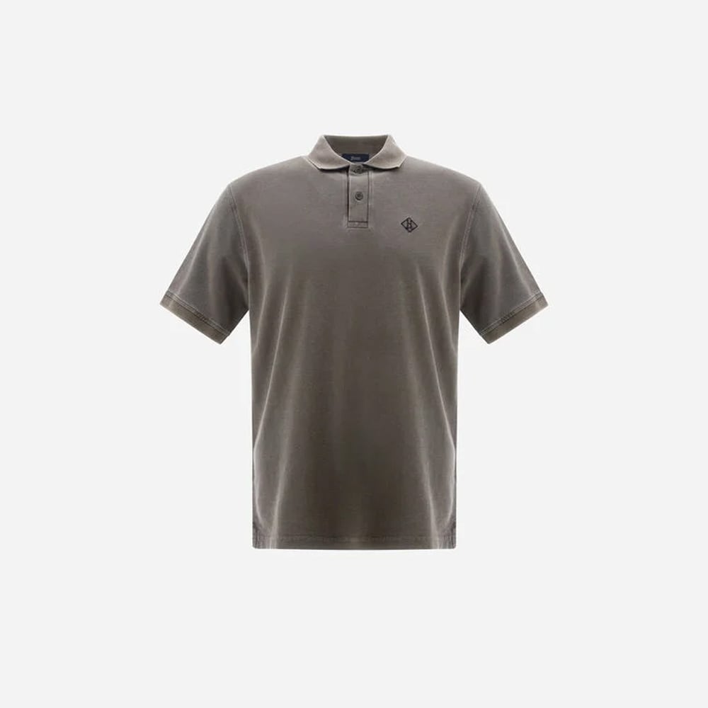 Pigment Dye Piqué Polo Shirt - Verde Militare