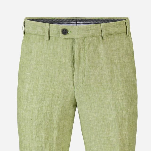 Parma Linen Pant - Light Green