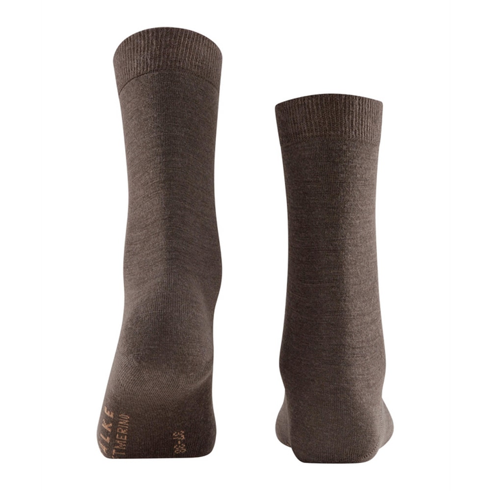 Soft Merino Sock - Dark Brown