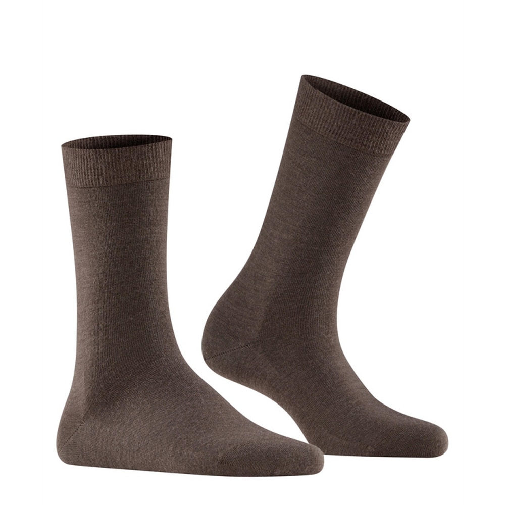 Soft Merino Sock - Dark Brown