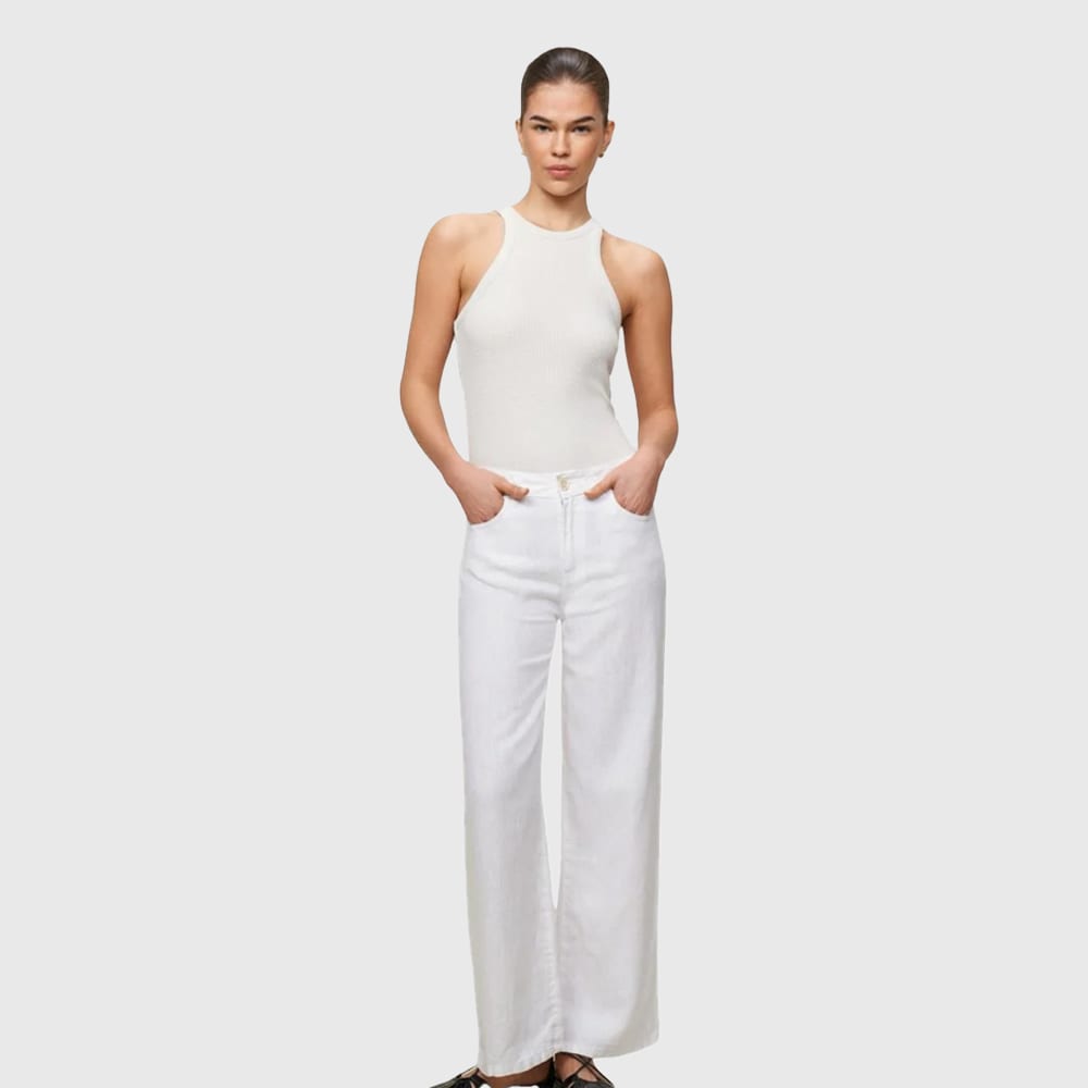 Culotte Linen - White