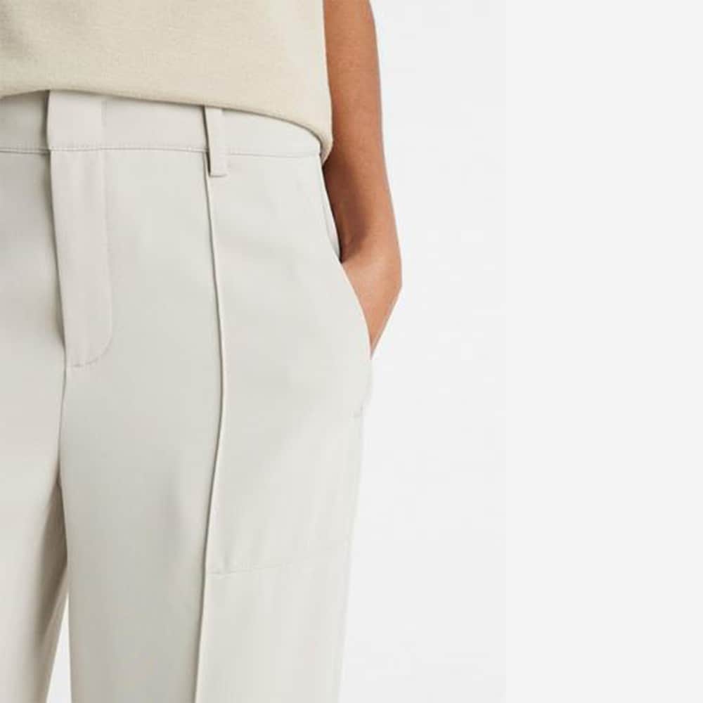 Crepe Wide Leg Utility Pant - Sepia