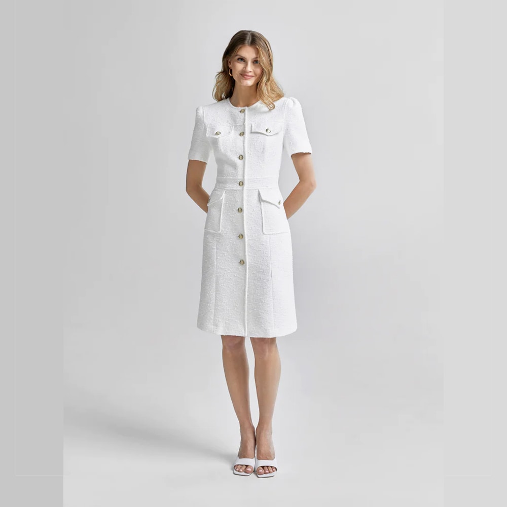 Elinor Dress - White