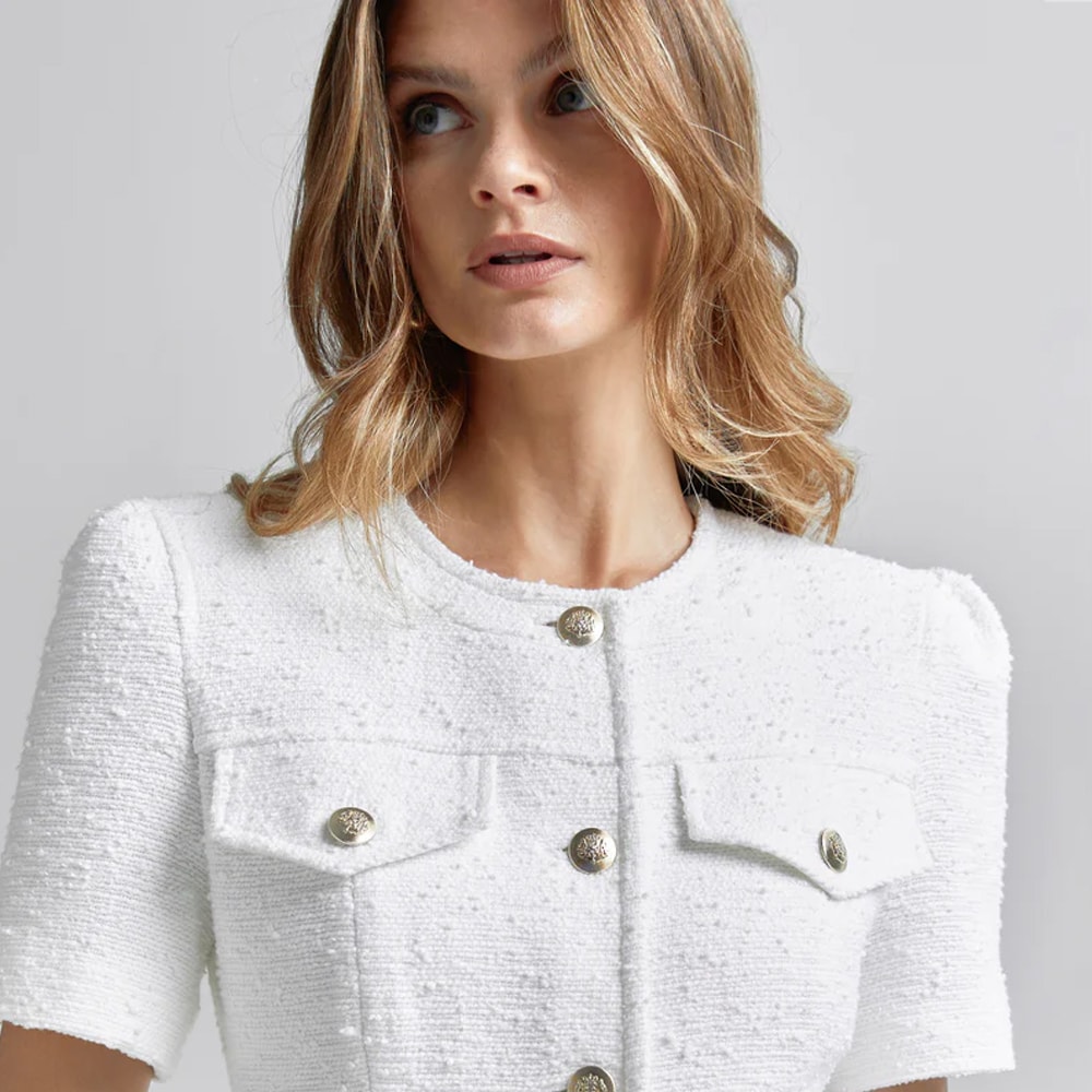 Elinor Dress - White