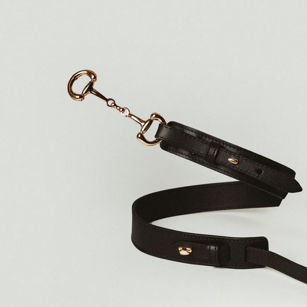 Gadia Belt - Black  - Golden Details
