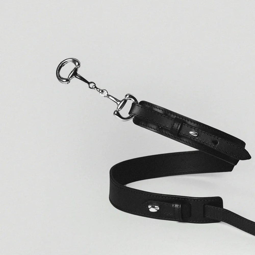 Gadia Belt - Black - Silver Details