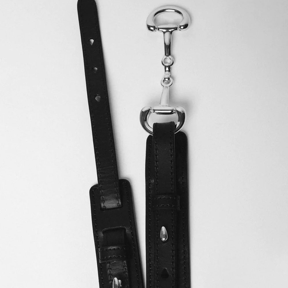 Gadia Belt - Black - Silver Details