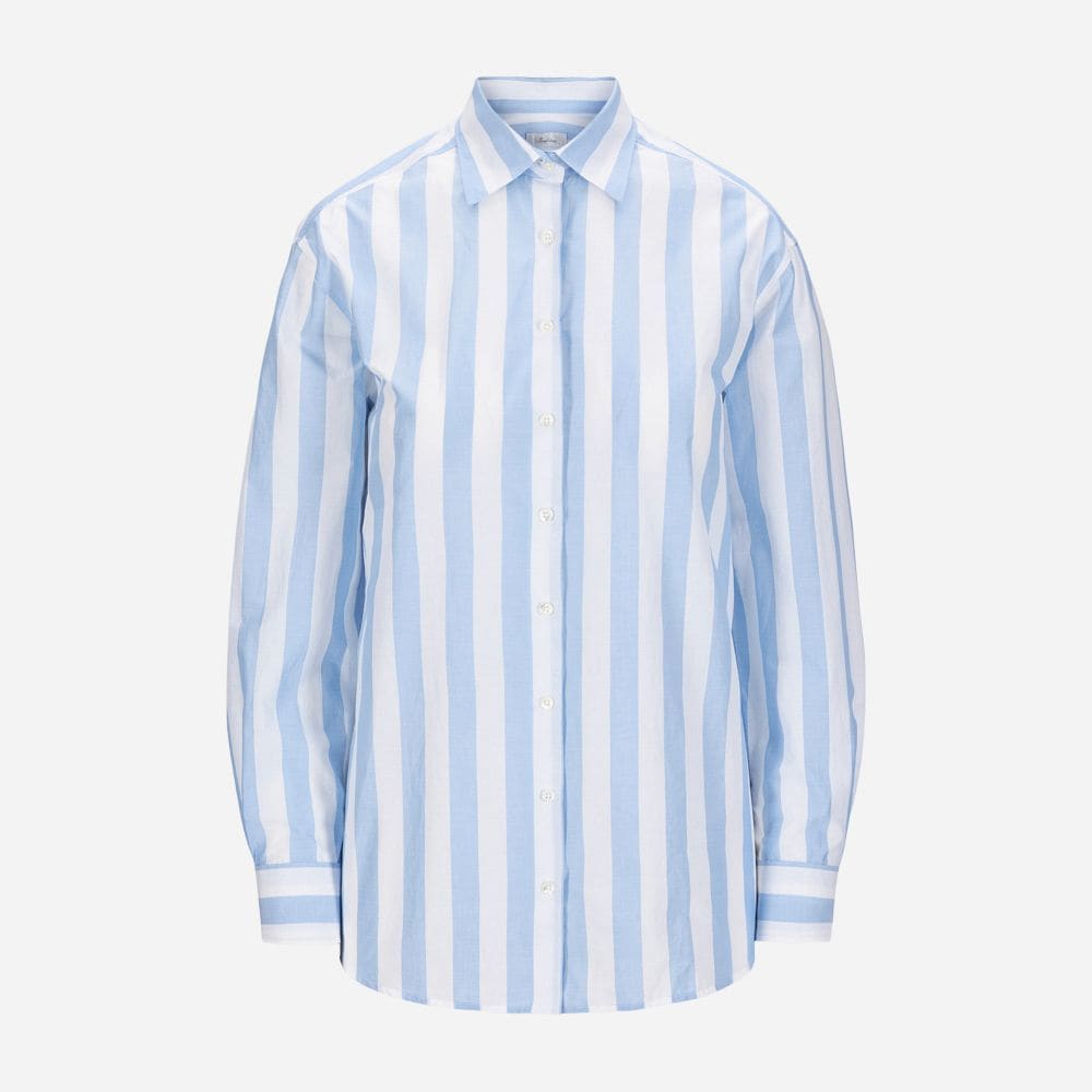 Dina Shirt - Blue-White Stripes