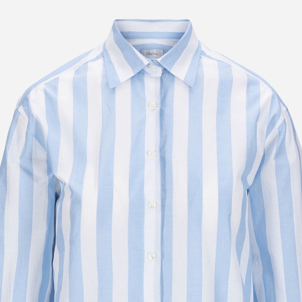 Dina Shirt - Blue-White Stripes