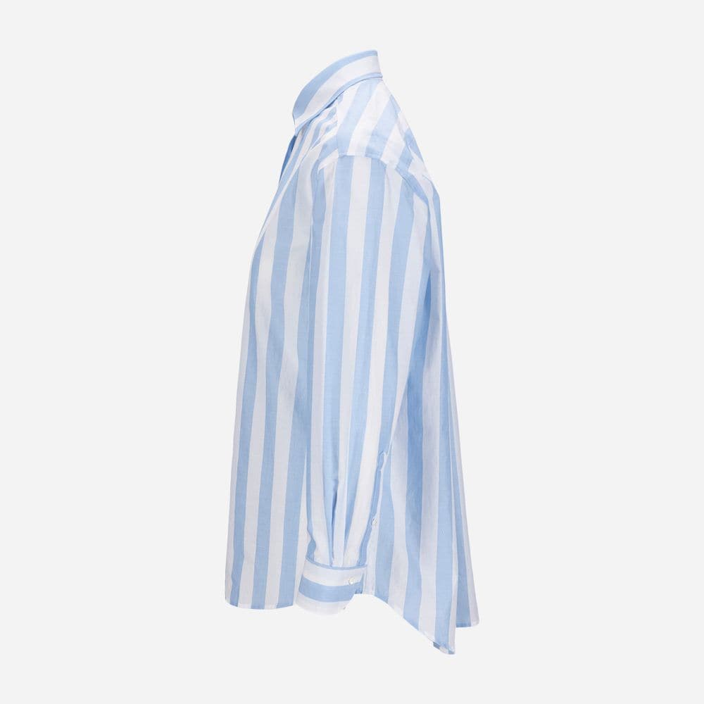 Dina Shirt - Blue-White Stripes