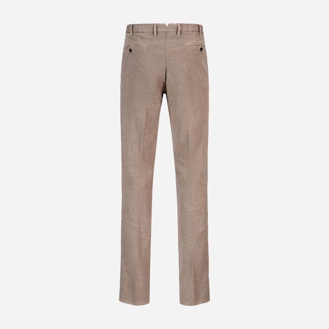 Cotton-Linen Pant - Taupe