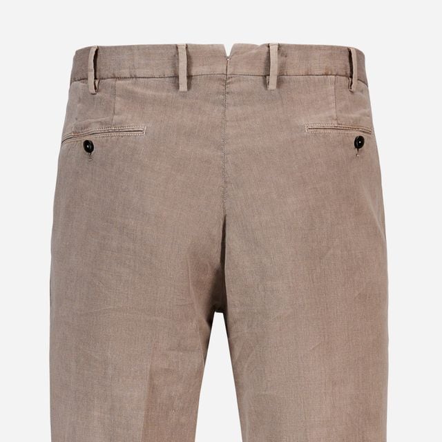 Cotton-Linen Pant - Taupe