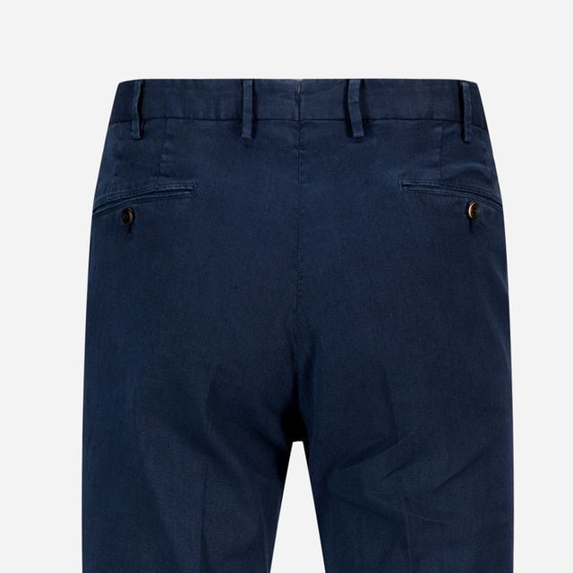 Cotton-Linen Pant - Navy