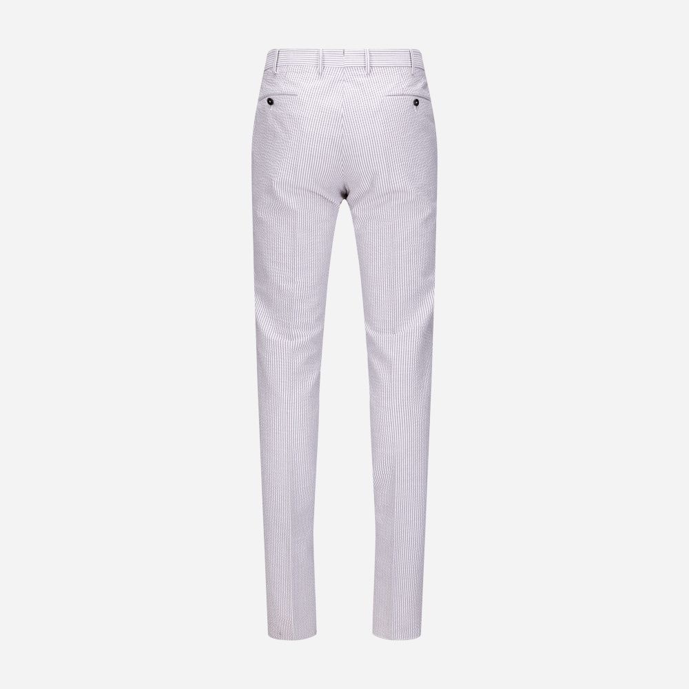 Seersucker Pant - Beige Stripes