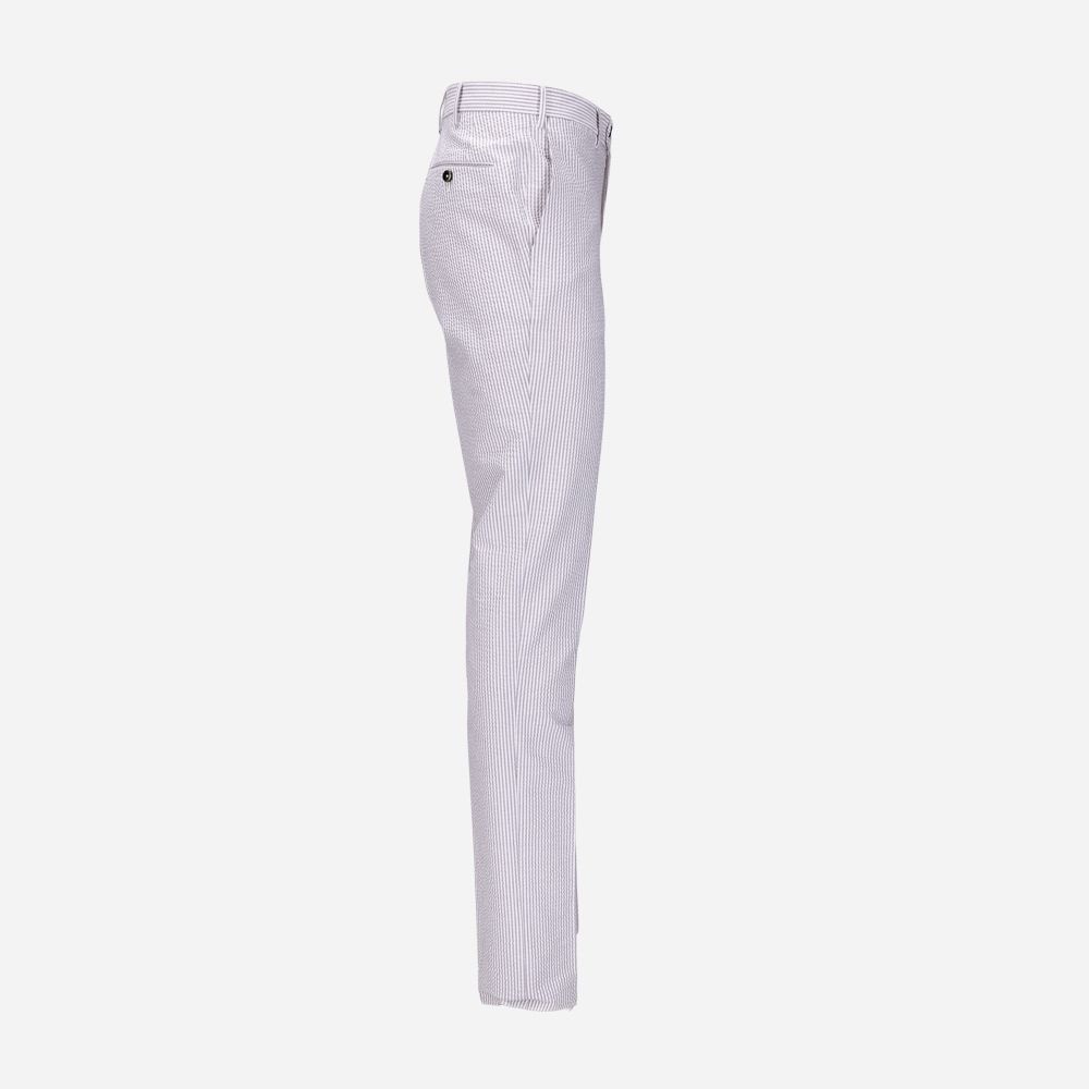 Seersucker Pant - Beige Stripes