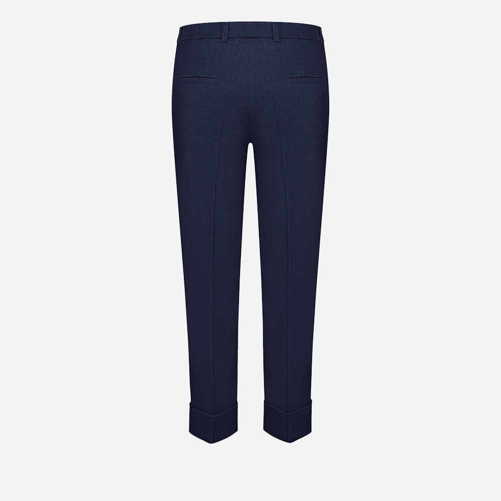Krystal Linen - Black-Blue