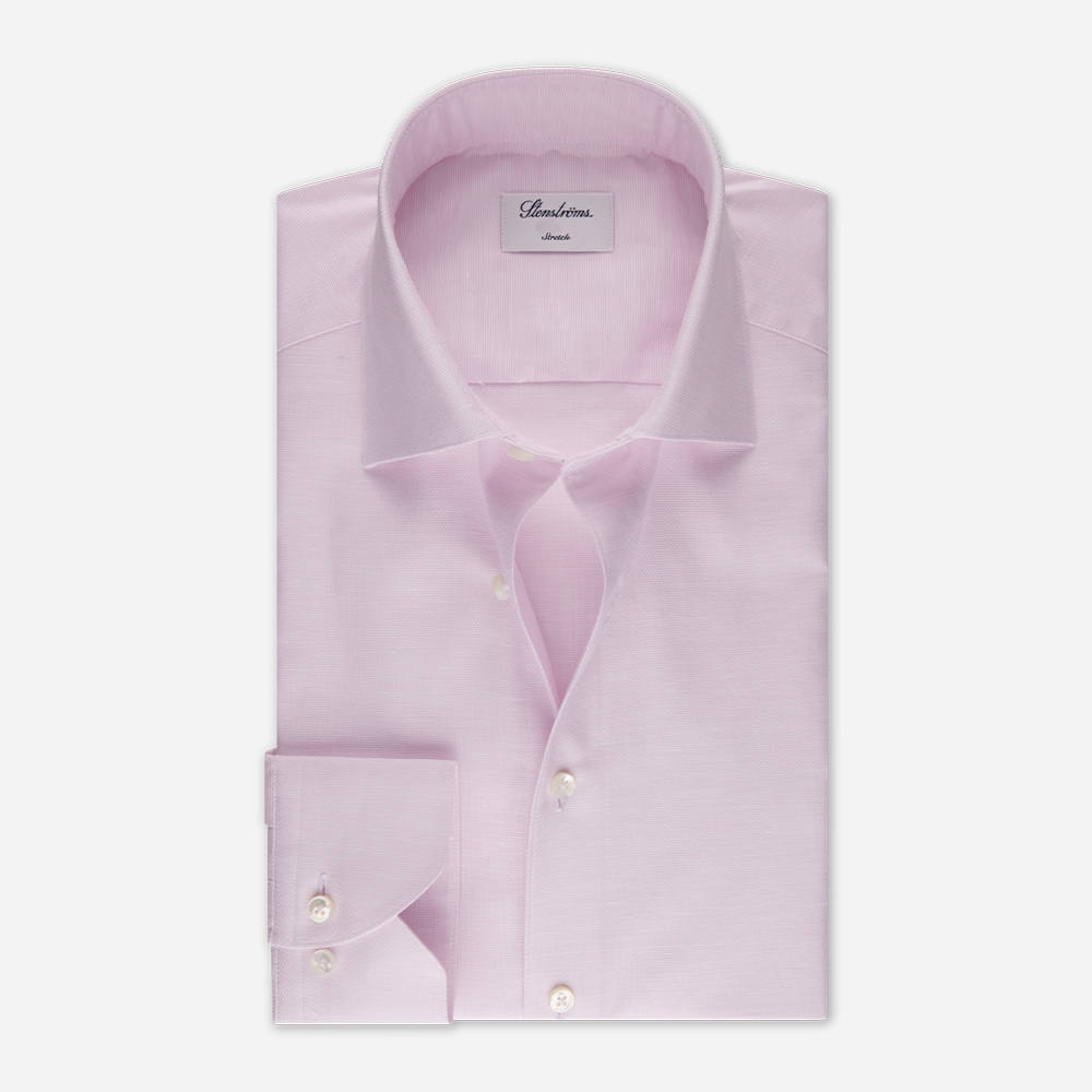 Slimline Cotton Shirt - Pink