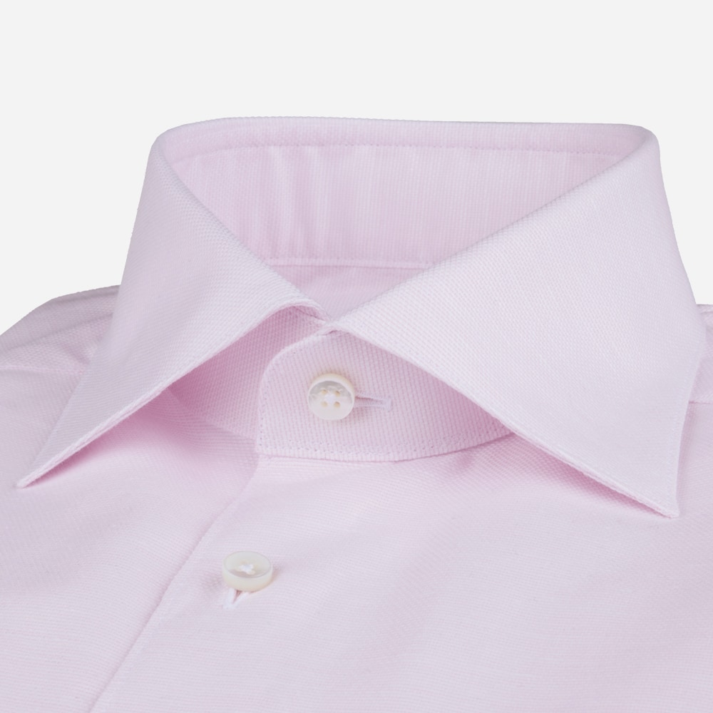 Slimline Cotton Shirt - Pink