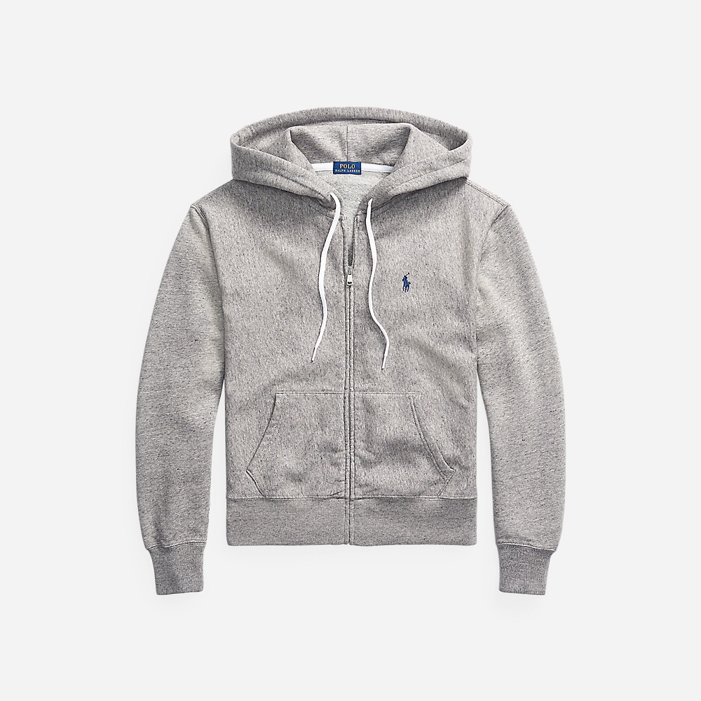 Fleece Full-Zip Hoodie - Dark Vintage Heather
