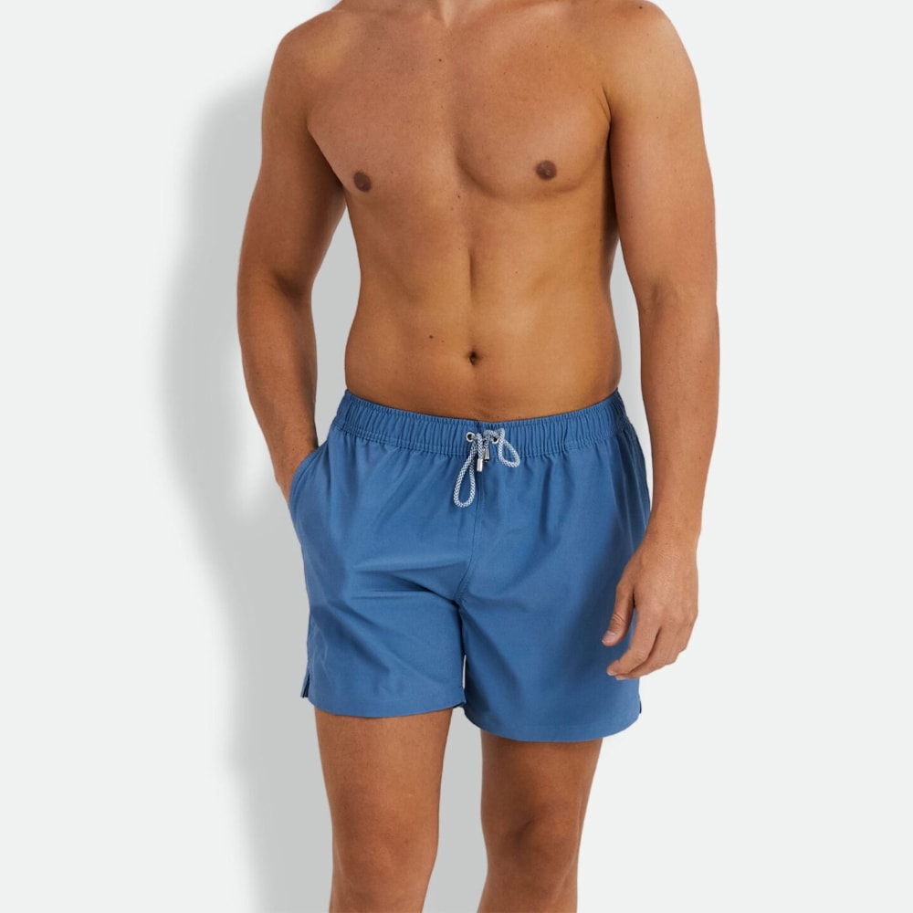 Classic Solid Swimshorts - Captain Blue