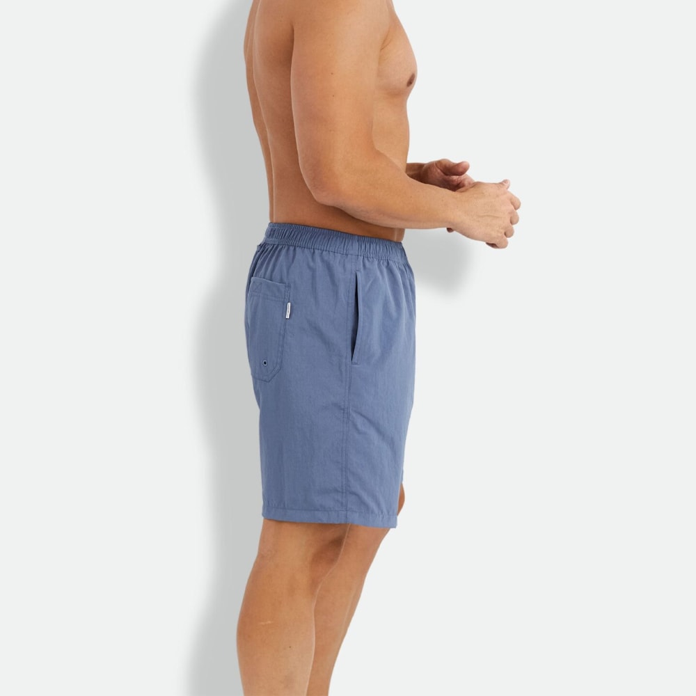 Regular Solid Swimshorts - Captain Blue