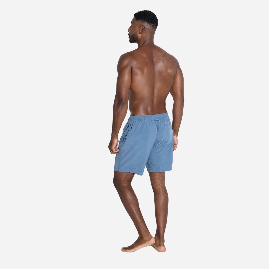Regular Solid Swimshort - Captain Blue