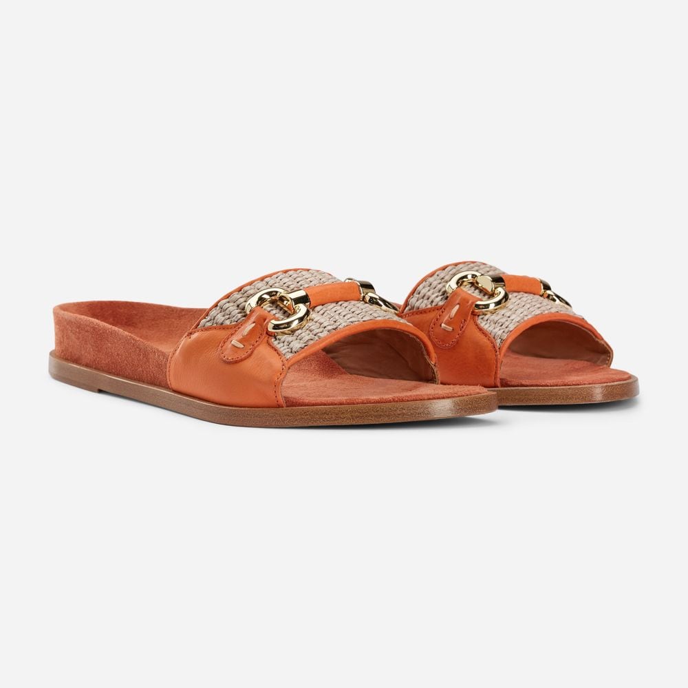 Toledo Slippers - Orange