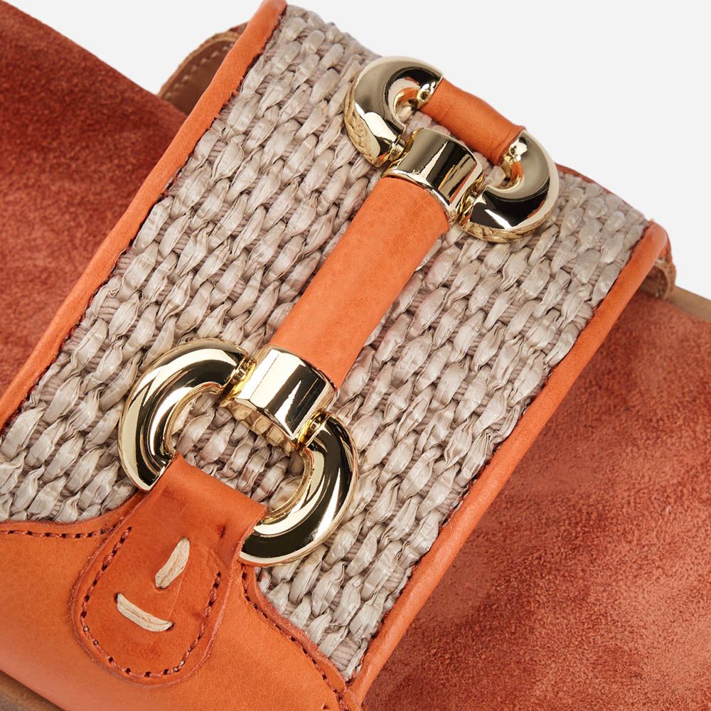 Toledo Slippers - Orange
