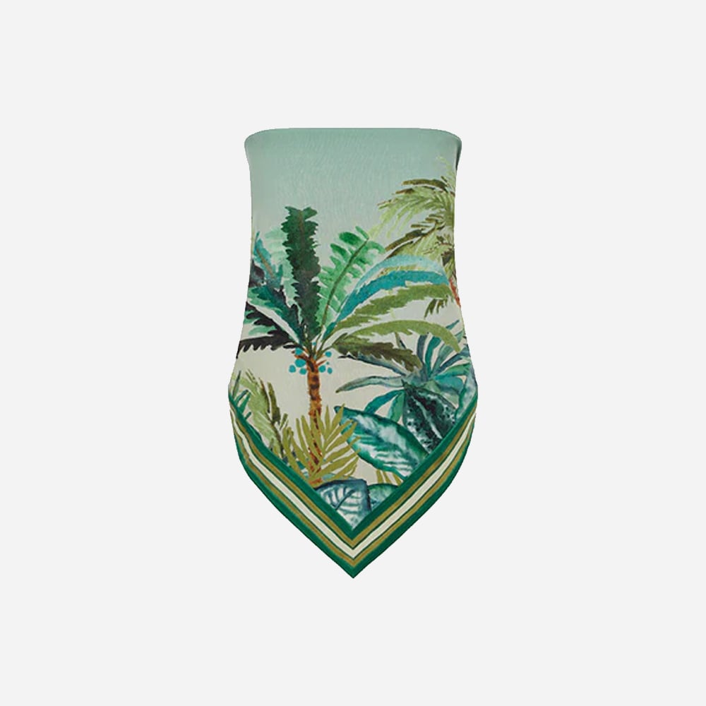 Celia Scarf Top - Print