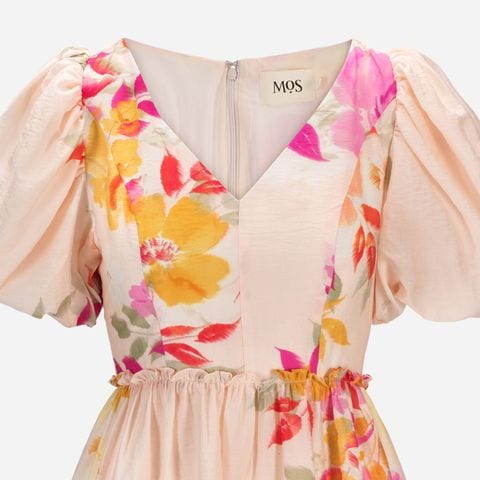 Iris Sleeved Mini Dress - Iris Print