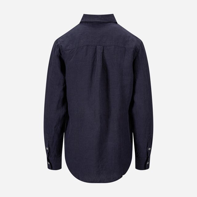Palma Linen Shirt - Navy