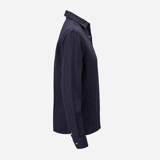 Palma Linen Shirt - Navy