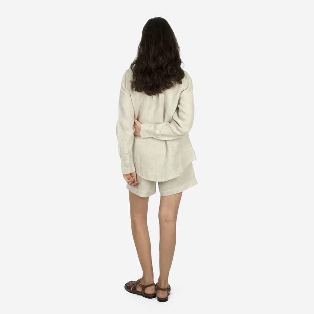 Palma Linen Shirt - Beige