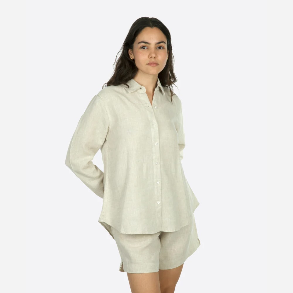 Palma Linen Shirt - Beige